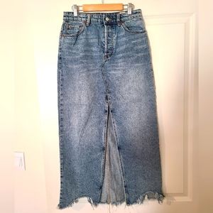 We the Free denim skirt